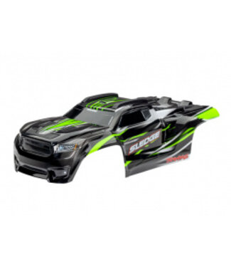 Traxxas Body Sledge green (assembled with front & rear body mounts and rear body support) TRX9511G