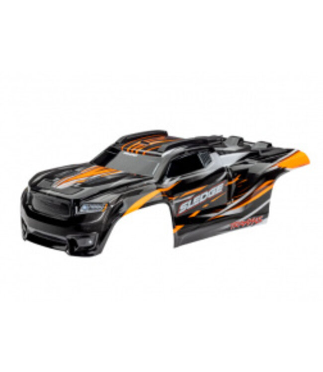 Body Sledge Orange (assembled with front & rear body mounts and rear body support for clipless mounting) TRX9511T