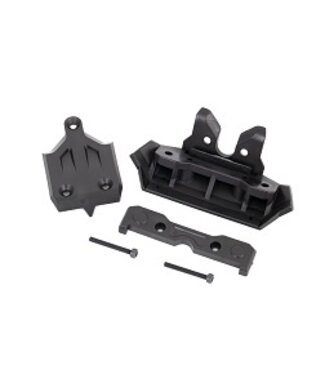 Traxxas Bumper front with skidplate front and tie bar mount front 3x25 CS (2) TRX9535