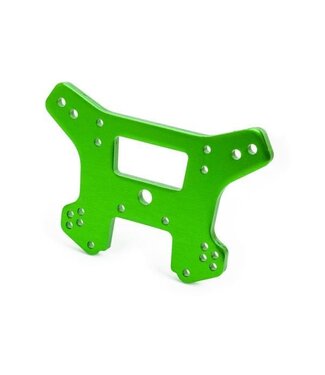 Traxxas Shock tower front 6061-T6 aluminum (green-anodized) TRX9539G