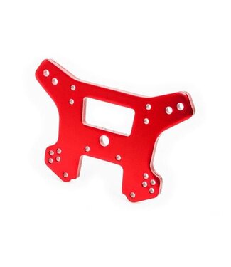Traxxas Shock tower front 6061-T6 aluminum (red-anodized) TRX9539R