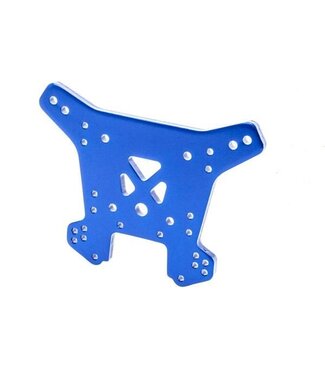 Traxxas Shock tower rear 6061-T6 aluminum (blue-anodized) TRX9538