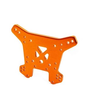 Traxxas Shock tower rear 6061-T6 aluminum (orange-anodized) TRX9538T