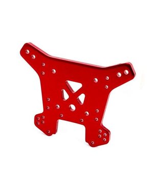 Traxxas Shock tower rear 6061-T6 aluminum (red-anodized) TRX9538R