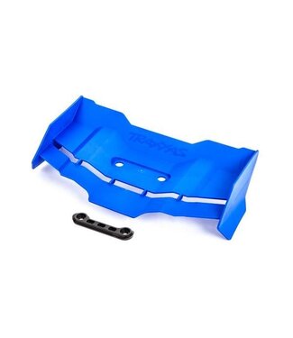 Traxxas Sledge wing with wing washer (blue) TRX9517X