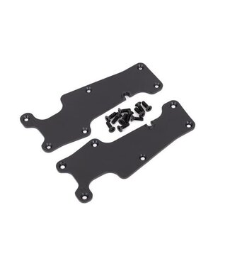 Traxxas Suspension arm covers black front (left and right) 2.5x8 CCS (12) TRX9633