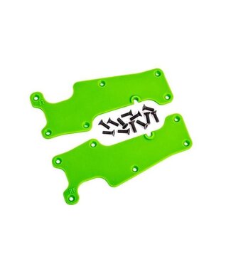 Traxxas Suspension arm covers green front (left and right) / 2.5x8 CCS (12) TRX9633G