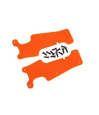 Traxxas Suspension arm covers orange front (left and right) / 2.5x8 CCS (12) TRX9633T