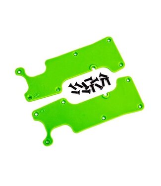 Traxxas Suspension arm covers green rear (left and right) TRX9634G