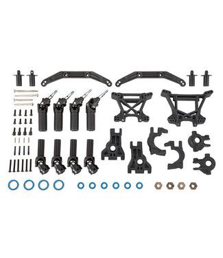 Traxxas Extreme Heavy Duty Kit compleet (black) outer driveline & suspension upgrade kit TRX9080