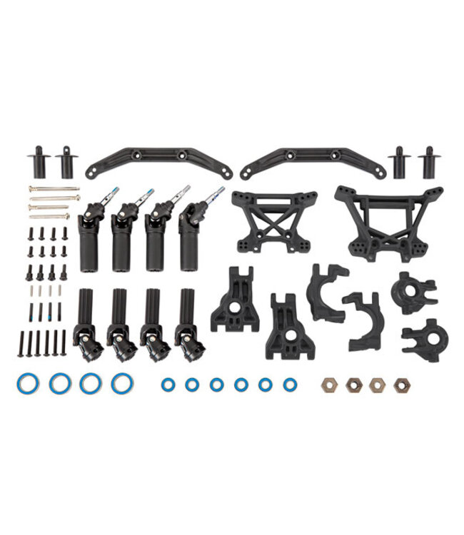 Extreme Heavy Duty Kit compleet (black) outer driveline & suspension upgrade kit TRX9080