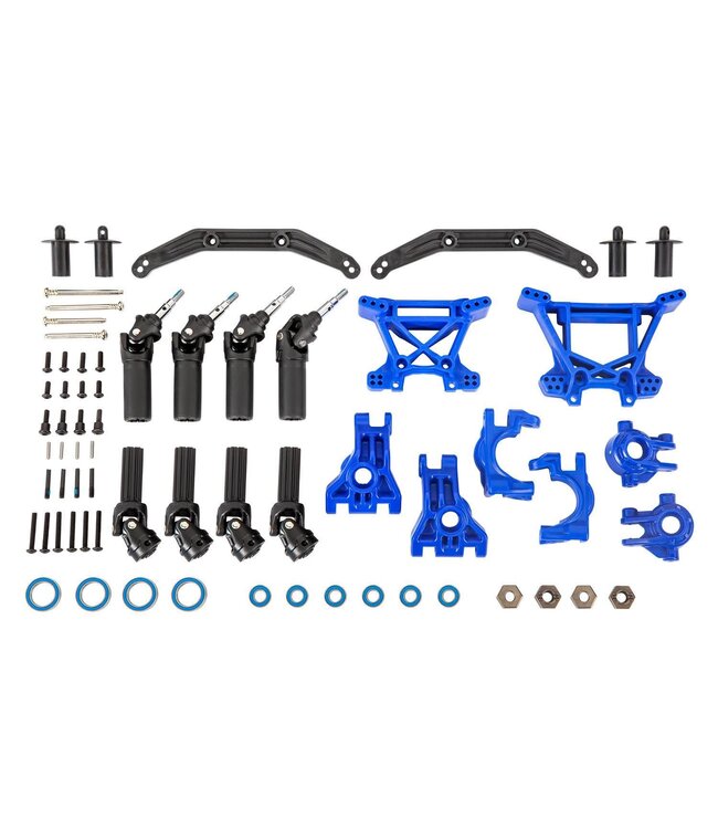 Extreme Heavy Duty Kit compleet (blue) outer driveline & suspension upgrade kit TRX9080X