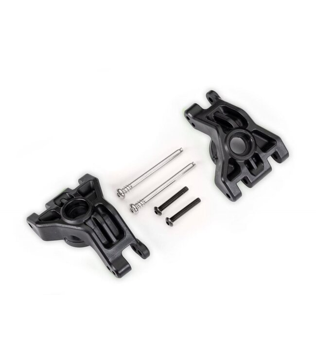 Carriers stub axle rear extreme heavy duty black (left & right) with hinge pins TRX9050