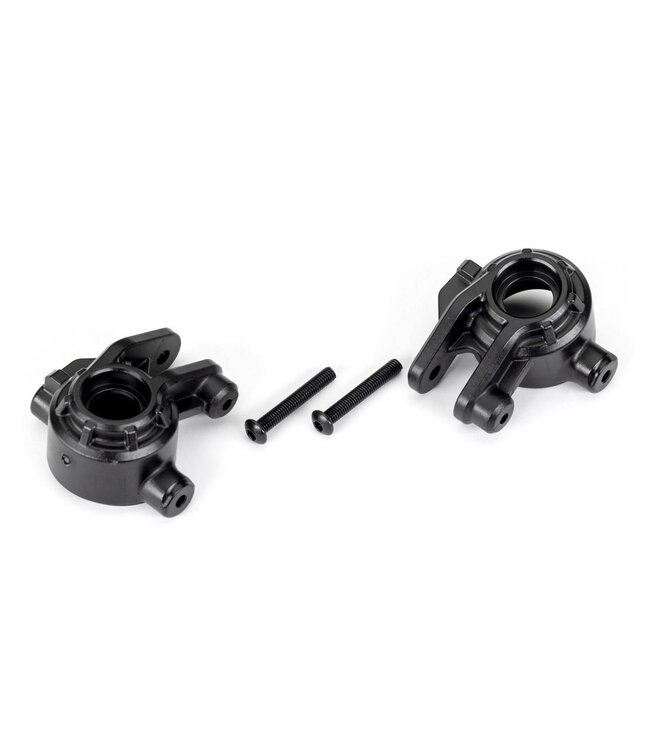 Steering blocks extreme heavy duty black left & right (for use with #9080 upgrade kit) TRX9037