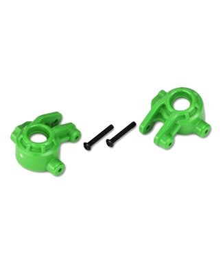 Traxxas Steering blocks extreme heavy duty green (left & right) (for use with #9080 upgrade kit) TRX9037G