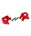 Traxxas Steering blocks extreme heavy duty red (left & right) (for use with #9080 upgrade kit) TRX9037R