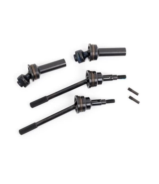 Driveshafts front extreme heavy duty steel-spline constant-velocity for 9080 upgrade kit TRX9051R