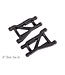 Traxxas Suspension arms black rear (left & right) heavy duty 0° toe angle (2) TRX9430