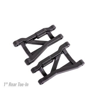 Traxxas Suspension arms black rear (left & right) heavy duty 1° toe angle (2) TRX9431