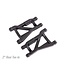 Traxxas Suspension arms black rear (left & right) heavy duty 2° toe angle (2) TRX9432