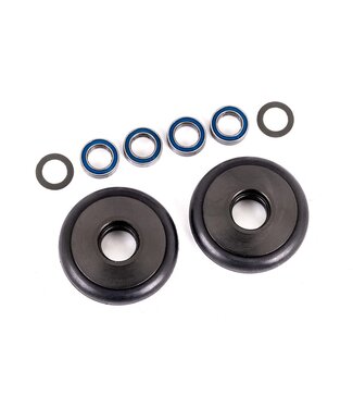 Traxxas Wheels wheelie bar 6061-T6 aluminum (gray-anodized) with 5x8x2.5mm ball bearings and O-ring TRX9461T
