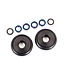 Traxxas Wheels wheelie bar 6061-T6 aluminum (gray-anodized) with 5x8x2.5mm ball bearings and O-ring TRX9461T