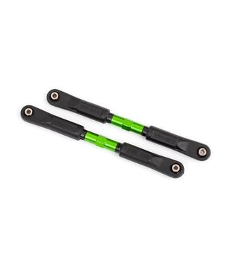 Traxxas Camber links front Sledge (green-anodized) 7075-T6 aluminum (117mm) (2) TRX9547G