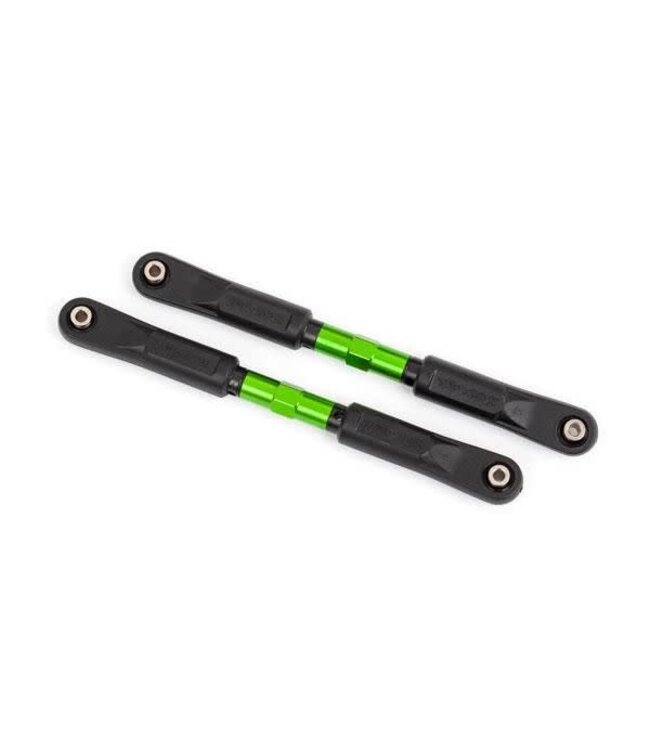 Camber links front Sledge (green-anodized) 7075-T6 aluminum (117mm) (2) TRX9547G