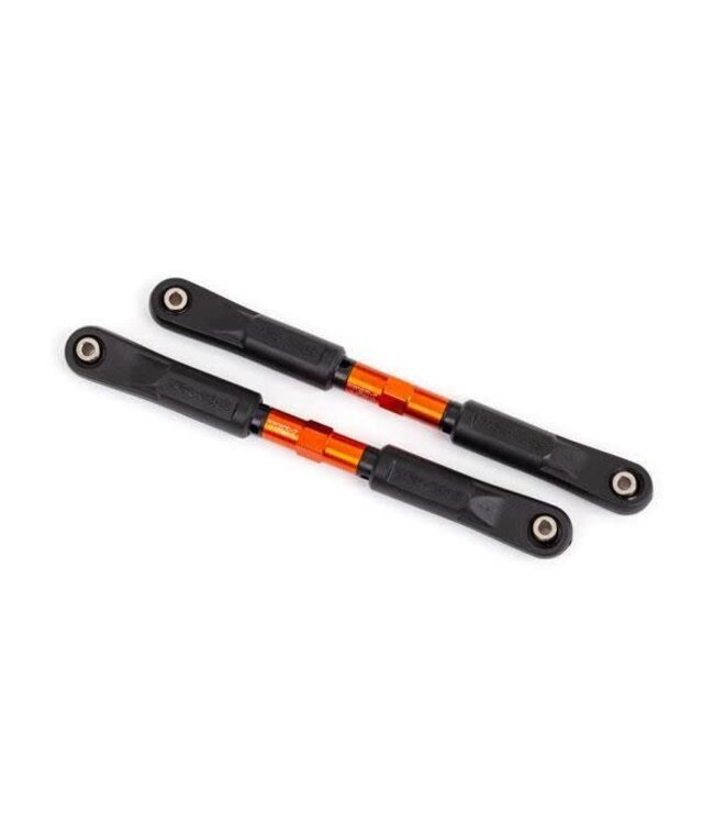 Camber links front Sledge (orange-anodized) 7075-T6 aluminum (117mm) (2) TRX9547GT