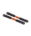 Traxxas Camber links front Sledge (orange-anodized) 7075-T6 aluminum (117mm) (2) TRX9547GT