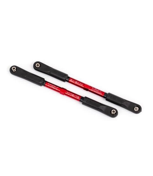 Camber links rear Sledge (red-anodized 7075-T6 aluminum) (144mm) (2) TRX9548R