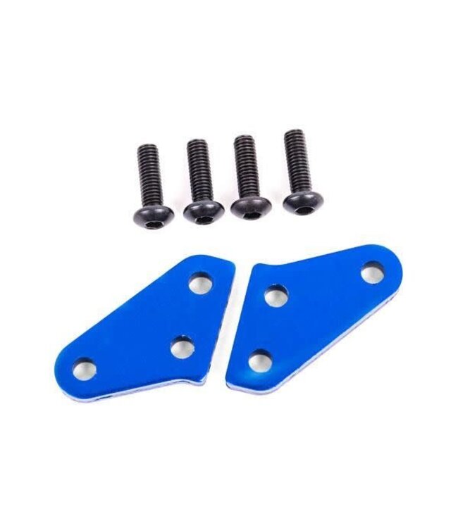 Steering block arms (blue-anodized) (2) TRX9636X