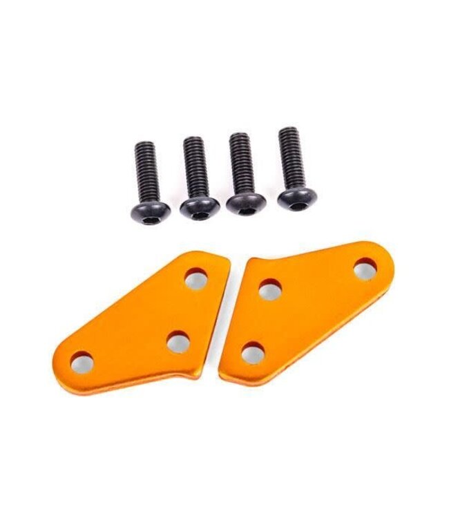 Steering block arms (orange-anodized) (2) TRX9636T