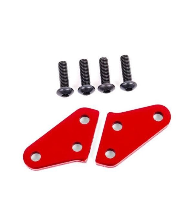 Steering block arms (red-anodized) (2) TRX9636R