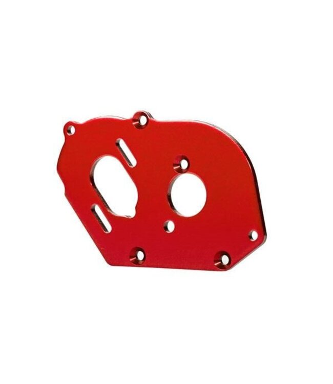 Motor plate red (4mm thick) (aluminum) TRX9490R