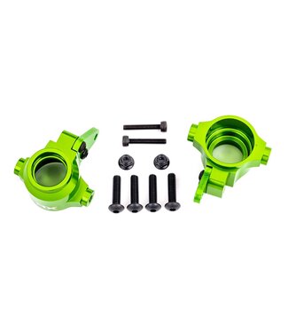 Traxxas Steering blocks 6061-T6 alu green-anodized L&R TRX9635G