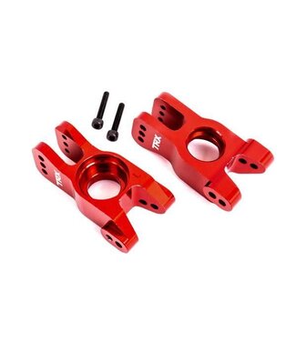 Traxxas Stub axle carriers 6061-T6 alu red-anodized L&R TRX9552R