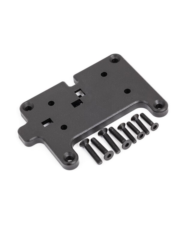 Mounting plate, winch/ 3x15mm CCS (4)/ 2.5x12mm CCS (4) (fits TRX-6 Ultimate RC Hauler) TRX8844X