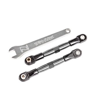 Traxxas Camber links front (dark titamium-anodized 7075-T6) (2) (assembled with rod ends and hollow balls) aluminum wrench (1) TRX2444A