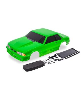 Traxxas Body Ford Mustang Fox Body green (complete) TRX9421G