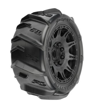 Proline RC Proline 1/6 Dumont Sand/Snow Tires F/R MTD 24mm hex Black Raid (2)