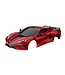 Traxxas Body Chevrolet Corvette Stingray complete (red) (painted decals applied) TRX9311R