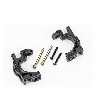 Traxxas Caster blocks extreme heavy duty black (left & right)(for use with #9080 upgrade kit) TRX9032
