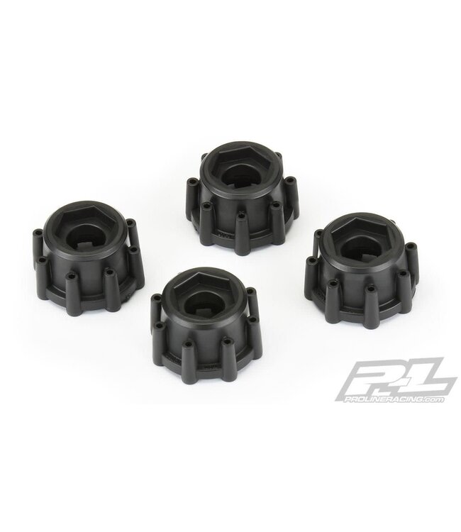 8x32 to 17mm Hex Adapters for 8x32 3.8" Wheels 6345-00