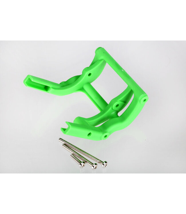 Wheelie bar mount (green) for 2WD Bandit/Rustler/Slash with screws TRX3677G