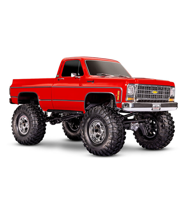 Traxxas TRX-4 Chevrolet K10 Cheyenne High Trail Edition - Red is voorzien van de Traxxas TRX8140 lift kit. Hierdoor zijn er 2.2' wielen onder gezet waardoor je de moeilijkste parcours kunt doorlopen en geen verdergaan waar andere stoppen.