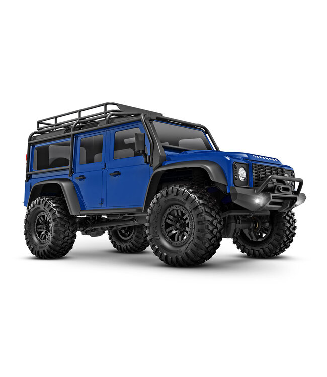 TRX-4M 1/18 Scale and Trail Crawler Land Rover 4WD Electric Truck with TQ Blue TRX97054-1BLUE