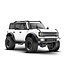 Traxxas TRX-4M 1/18 Scale and Trail Crawler Ford Bronco 4WD Electric Truck with TQ White TRX97074-1WHT