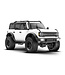 TRX-4M 1/18 Scale and Trail Crawler Ford Bronco 4WD Electric Truck with TQ White TRX97074-1WHT