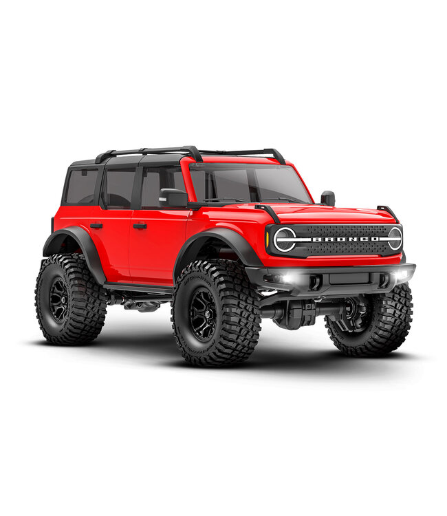 TRX-4M 1/18 Scale and Trail Crawler Ford Bronco 4WD Electric Truck with TQ Red TRX97074-1RED